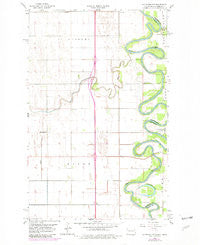 Big Woods NW North Dakota Historical topographic map, 1:24000 scale, 7.5 X 7.5 Minute, Year 1960