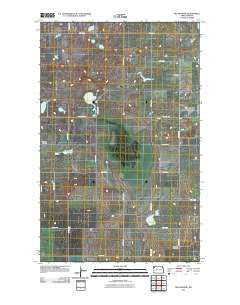 Big Meadow North Dakota Historical topographic map, 1:24000 scale, 7.5 X 7.5 Minute, Year 2011