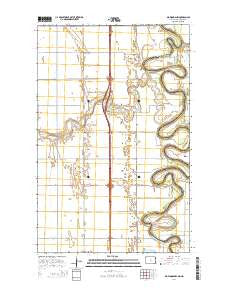 Big Woods NW North Dakota Current topographic map, 1:24000 scale, 7.5 X 7.5 Minute, Year 2014