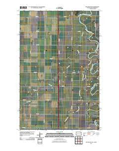 Big Woods SW North Dakota Historical topographic map, 1:24000 scale, 7.5 X 7.5 Minute, Year 2011