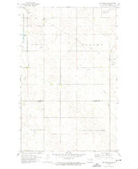 Billings Lake North Dakota Historical topographic map, 1:24000 scale, 7.5 X 7.5 Minute, Year 1972