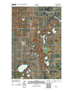 Binford North Dakota Historical topographic map, 1:24000 scale, 7.5 X 7.5 Minute, Year 2011