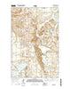 Binford North Dakota Current topographic map, 1:24000 scale, 7.5 X 7.5 Minute, Year 2014