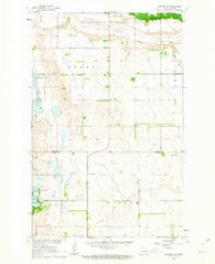 Binford NE North Dakota Historical topographic map, 1:24000 scale, 7.5 X 7.5 Minute, Year 1961