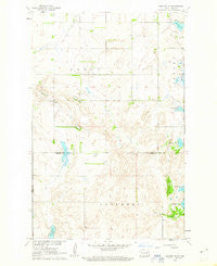 Binford NW North Dakota Historical topographic map, 1:24000 scale, 7.5 X 7.5 Minute, Year 1961