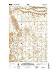 Binford NE North Dakota Current topographic map, 1:24000 scale, 7.5 X 7.5 Minute, Year 2014