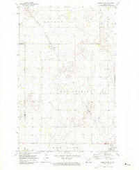 Bisbee North North Dakota Historical topographic map, 1:24000 scale, 7.5 X 7.5 Minute, Year 1971
