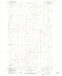 Bisbee South North Dakota Historical topographic map, 1:24000 scale, 7.5 X 7.5 Minute, Year 1971