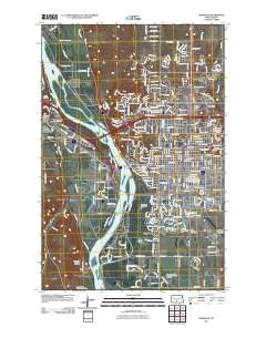 Bismarck North Dakota Historical topographic map, 1:24000 scale, 7.5 X 7.5 Minute, Year 2011