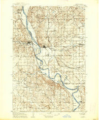 Bismarck North Dakota Historical topographic map, 1:125000 scale, 30 X 30 Minute, Year 1907