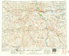 Bismarck North Dakota Historical topographic map, 1:250000 scale, 1 X 2 Degree, Year 1958