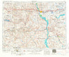 Bismarck North Dakota Historical topographic map, 1:250000 scale, 1 X 2 Degree, Year 1954