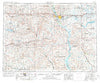 Bismarck North Dakota Historical topographic map, 1:250000 scale, 1 X 2 Degree, Year 1954