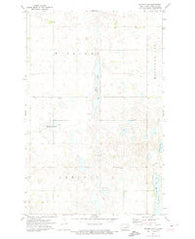 Bitter Lake North Dakota Historical topographic map, 1:24000 scale, 7.5 X 7.5 Minute, Year 1971