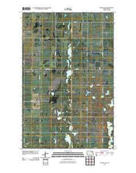 Bitter Lake North Dakota Historical topographic map, 1:24000 scale, 7.5 X 7.5 Minute, Year 2011