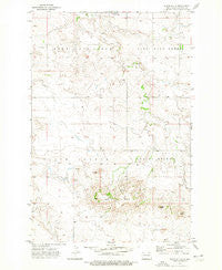 Black Butte North Dakota Historical topographic map, 1:24000 scale, 7.5 X 7.5 Minute, Year 1973
