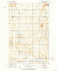 Black Hammer Hill North Dakota Historical topographic map, 1:24000 scale, 7.5 X 7.5 Minute, Year 1951