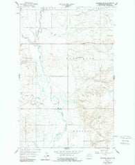 Blacktail Lake SE North Dakota Historical topographic map, 1:24000 scale, 7.5 X 7.5 Minute, Year 1959