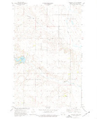 Blacktail Lake North Dakota Historical topographic map, 1:24000 scale, 7.5 X 7.5 Minute, Year 1974