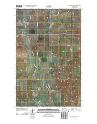 Blacktail Lake SE North Dakota Historical topographic map, 1:24000 scale, 7.5 X 7.5 Minute, Year 2011