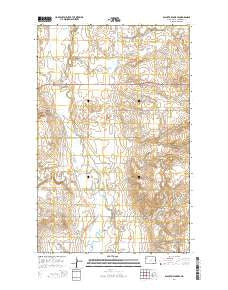 Blacktail Lake SE North Dakota Current topographic map, 1:24000 scale, 7.5 X 7.5 Minute, Year 2014