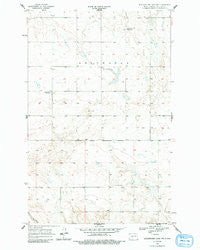 Blackwater Lake NW North Dakota Historical topographic map, 1:24000 scale, 7.5 X 7.5 Minute, Year 1956