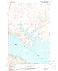 Blackwater Lake SW North Dakota Historical topographic map, 1:24000 scale, 7.5 X 7.5 Minute, Year 1967