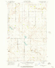 Blackwater Lake North Dakota Historical topographic map, 1:24000 scale, 7.5 X 7.5 Minute, Year 1956