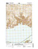 Blackwater Lake SE North Dakota Current topographic map, 1:24000 scale, 7.5 X 7.5 Minute, Year 2014