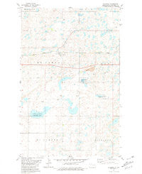 Blaisdell North Dakota Historical topographic map, 1:24000 scale, 7.5 X 7.5 Minute, Year 1981