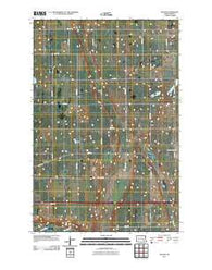 Bloom North Dakota Historical topographic map, 1:24000 scale, 7.5 X 7.5 Minute, Year 2011