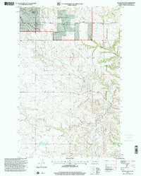 Blue Buttes SE North Dakota Historical topographic map, 1:24000 scale, 7.5 X 7.5 Minute, Year 1997
