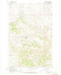 Blue Buttes North Dakota Historical topographic map, 1:24000 scale, 7.5 X 7.5 Minute, Year 1965