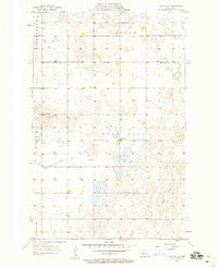 Blue Hill North Dakota Historical topographic map, 1:24000 scale, 7.5 X 7.5 Minute, Year 1956