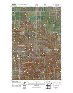 Blue Buttes North Dakota Historical topographic map, 1:24000 scale, 7.5 X 7.5 Minute, Year 2011