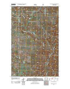 Blue Buttes SE North Dakota Historical topographic map, 1:24000 scale, 7.5 X 7.5 Minute, Year 2011