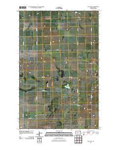Blue Hill North Dakota Historical topographic map, 1:24000 scale, 7.5 X 7.5 Minute, Year 2011