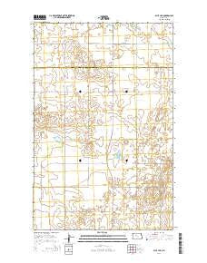Blue Hill North Dakota Current topographic map, 1:24000 scale, 7.5 X 7.5 Minute, Year 2014