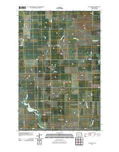 Bluegrass North Dakota Historical topographic map, 1:24000 scale, 7.5 X 7.5 Minute, Year 2011