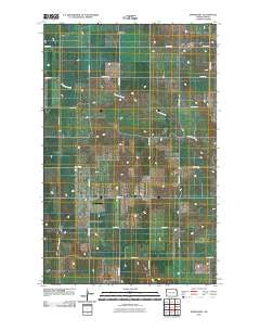 Bonetraill North Dakota Historical topographic map, 1:24000 scale, 7.5 X 7.5 Minute, Year 2011