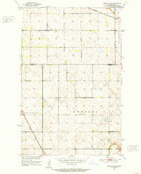 Bordulac SW North Dakota Historical topographic map, 1:24000 scale, 7.5 X 7.5 Minute, Year 1951