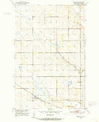Bordulac North Dakota Historical topographic map, 1:24000 scale, 7.5 X 7.5 Minute, Year 1951