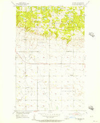 Bottineau SE North Dakota Historical topographic map, 1:24000 scale, 7.5 X 7.5 Minute, Year 1955