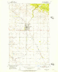 Bottineau North Dakota Historical topographic map, 1:24000 scale, 7.5 X 7.5 Minute, Year 1955