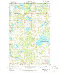 Boundary Lake North Dakota Historical topographic map, 1:24000 scale, 7.5 X 7.5 Minute, Year 1968
