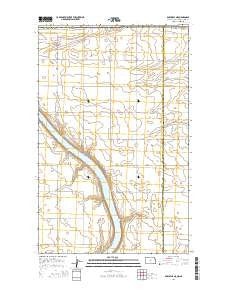 Bowbells NE North Dakota Current topographic map, 1:24000 scale, 7.5 X 7.5 Minute, Year 2014