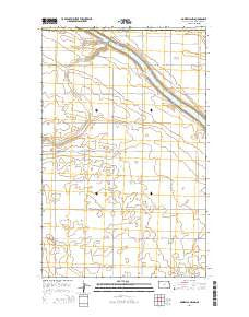 Bowbells NW North Dakota Current topographic map, 1:24000 scale, 7.5 X 7.5 Minute, Year 2014