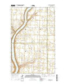 Bowbells SE North Dakota Current topographic map, 1:24000 scale, 7.5 X 7.5 Minute, Year 2014