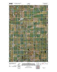 Bowdon North Dakota Historical topographic map, 1:24000 scale, 7.5 X 7.5 Minute, Year 2011
