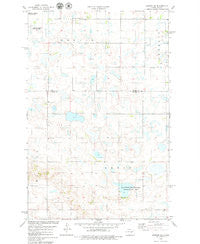 Bowdon SE North Dakota Historical topographic map, 1:24000 scale, 7.5 X 7.5 Minute, Year 1978